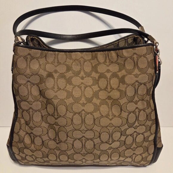 Coach Phoebe F36424 Canvas Leather Tote Bag - Picture 7 of 8